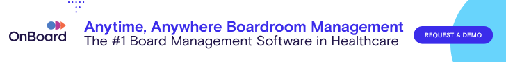 OnBoard: Anytime, Anywhere Boardroom Management -- the #1 Board Management Software in Healthcare